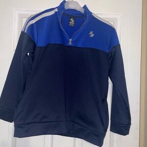 Youth Sporto Blue and Black Quarter-Zip Pullover jacket with pants size xxl